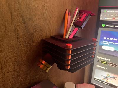 Simson Cylinder Wall mounted Pencil Case