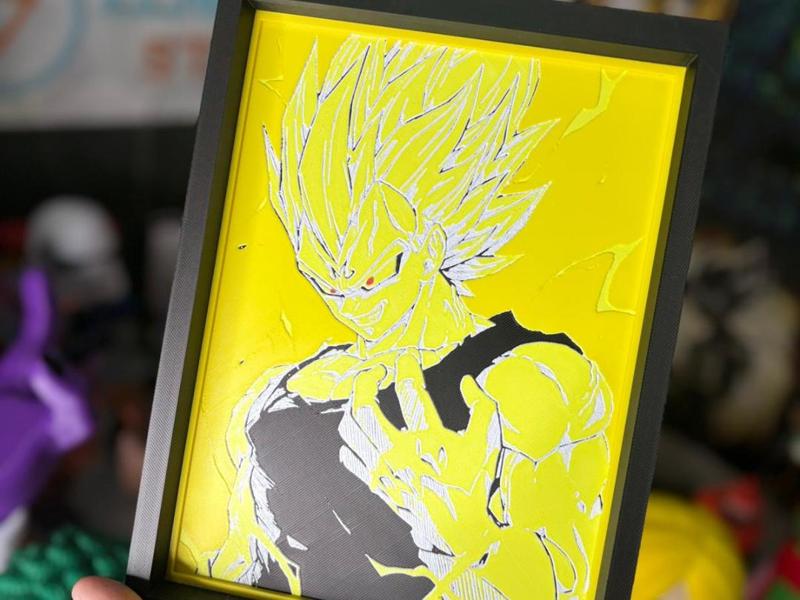 Majin Vegeta with Frame