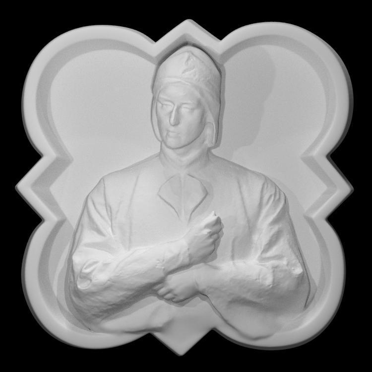 Relief portrait of Dante Alighieri