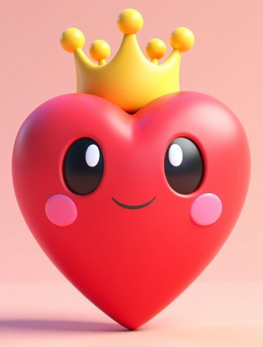 Heart Me with Crown 