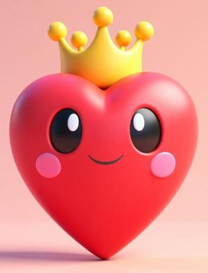 Heart Me with Crown 