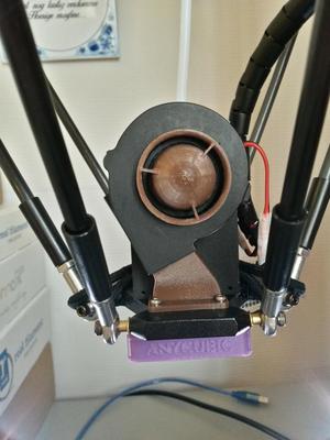 Kossel part cooling fan upgrade