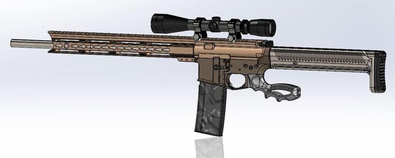 Simple Ar stock,mill spec buffer