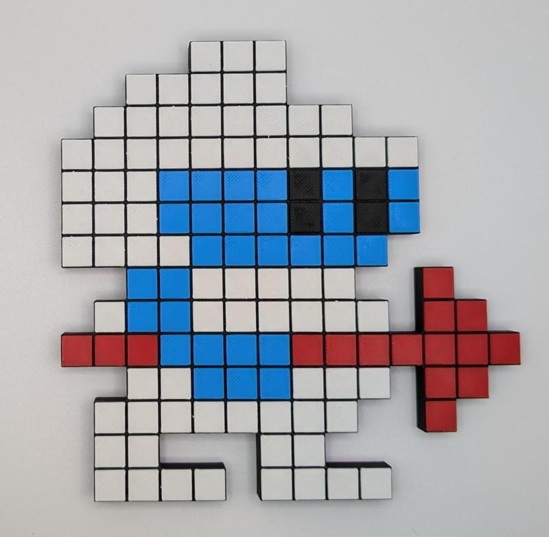 Pixel Art Model - Dig Dug