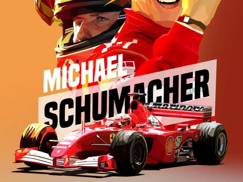 Michael shumacher lithophane