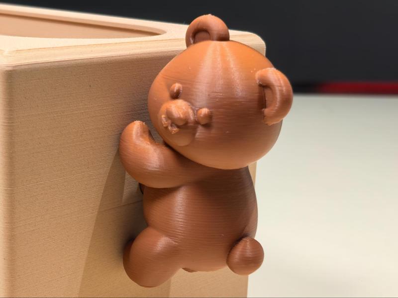 Magnetic Bear Fridge Magnet Sticky Note Holder