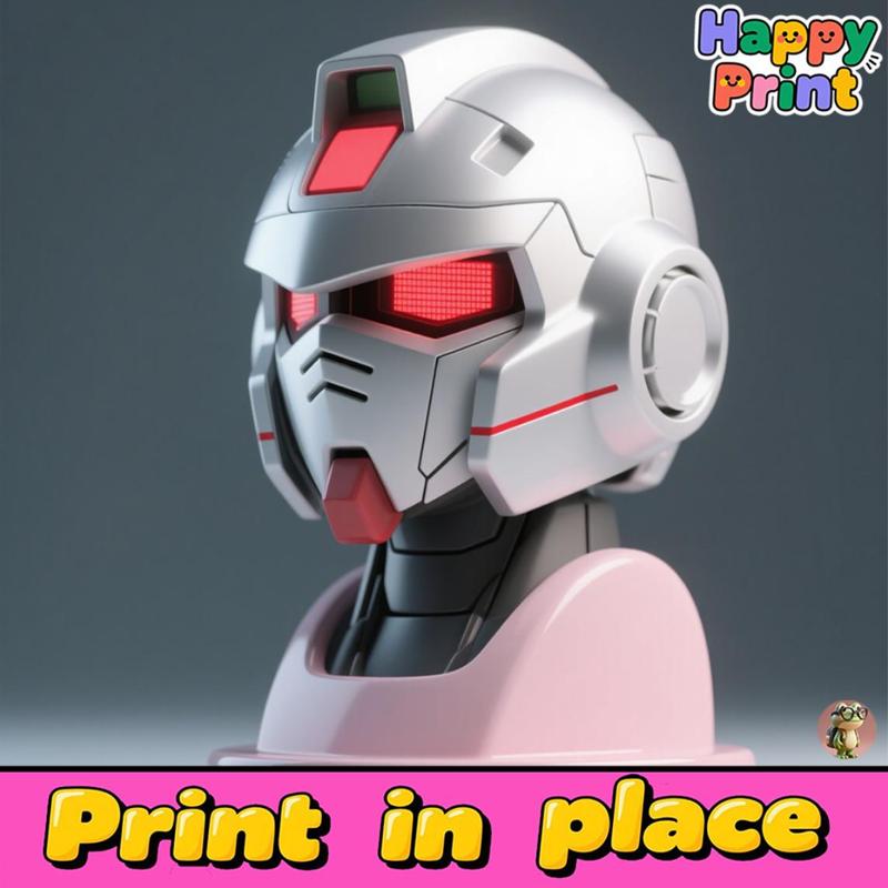 Mecha head sculpture,Gundam head sculpture