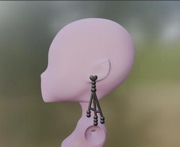 Frights, Camera, Action Draculaura earrings