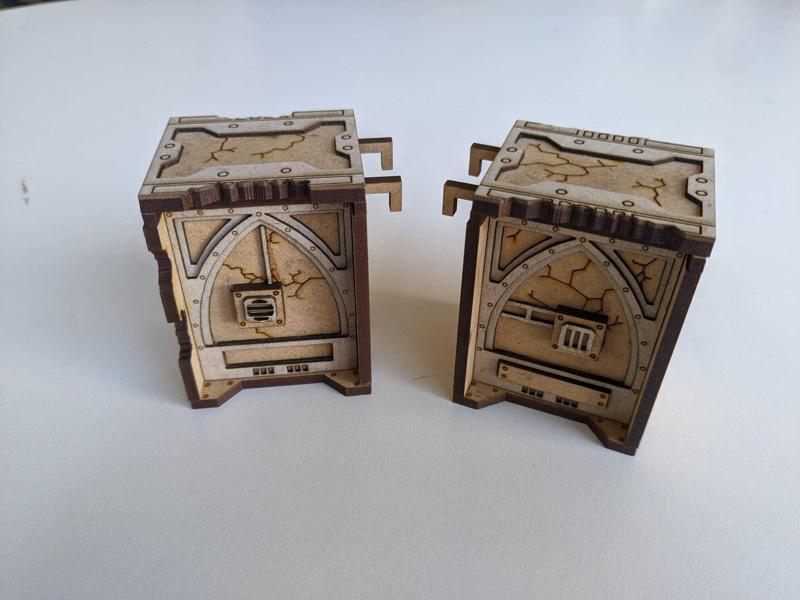 Hive Sector 15 - Small / Wide Wall Greebles