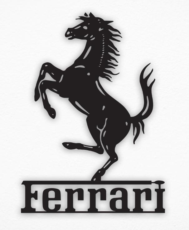Ferrari Logo Wall Art