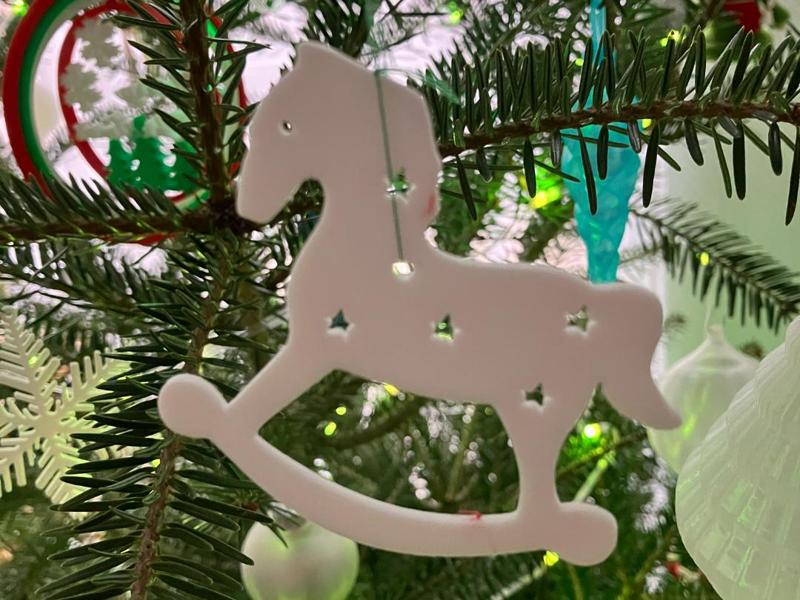Christmas ornament horse