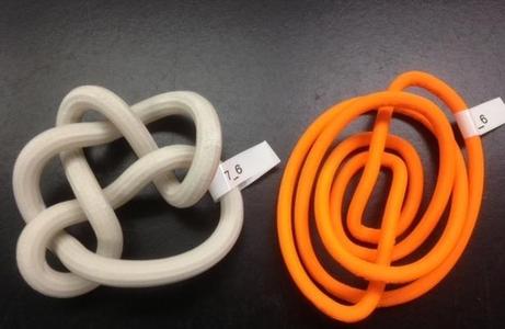 Spiral Conformation of Knot 7_6