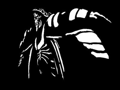 Ainz Ooal Gown stencil