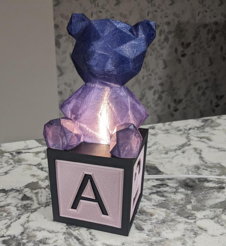 Monster deterrent Teddy Bear nightlight  