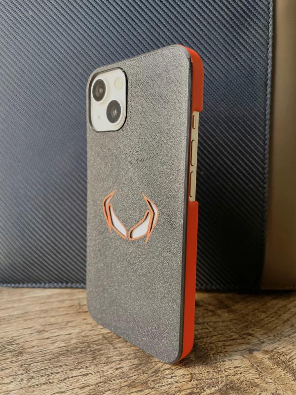 iPhone 13 cover - fireblade sportbike shilouette headlights design - magasafe magnets slot compatible