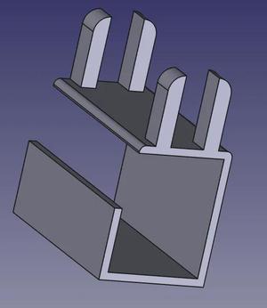 Vertical Laptop Stand with Cable Organizer   