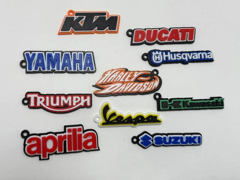 Motorcycle brands keychains   