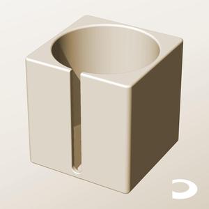 CS96-110-S Slotted Modular Stacking Storage Boxes Bins | Printable Objects - Infinite Containers | stl file for 3d printing