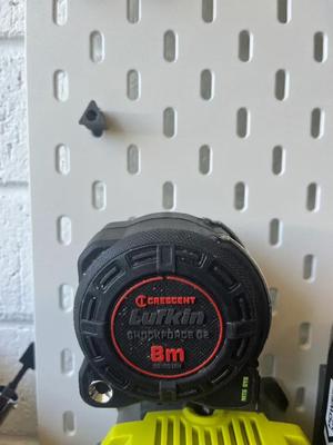 Skadis T-Nut Tape Measure Belt Clip; larger clip   