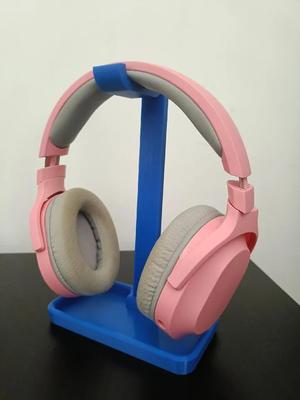 Headphones stand with tray   