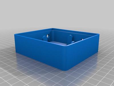Battery container for Minimalist 3D Printed Fume Extractor