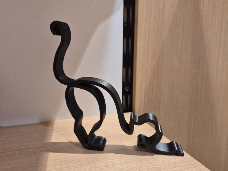 Cat Silhouette Line Art