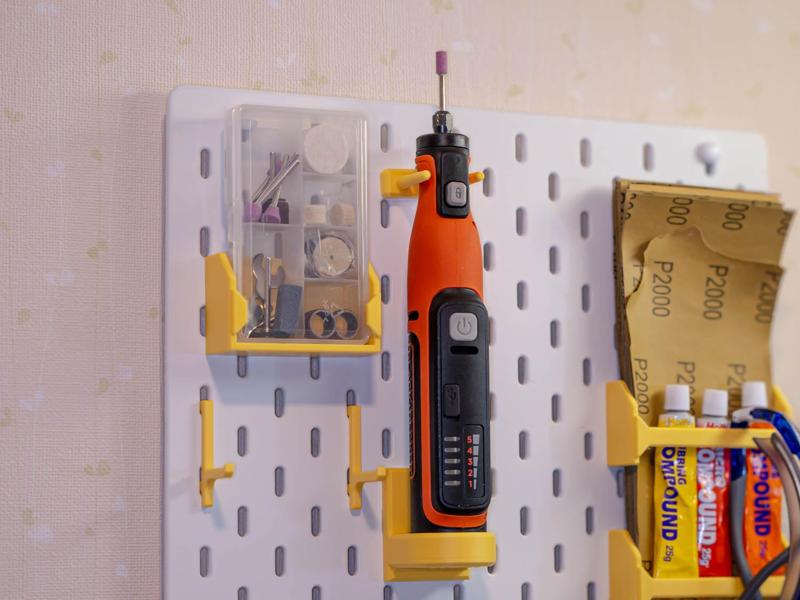 B&D rotary tools BCRT8K35 holder for IKEA SKADIS