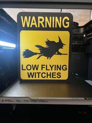 Warning! - Low Flying Witches - Lightbox