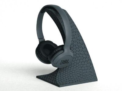 Textured headphone stand