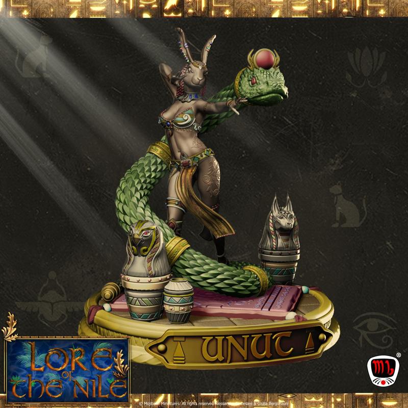 Unut, Goddess of the Fertility and new Life Diorama (Pre - Supported)