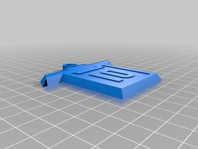C10 Badge KeyChain