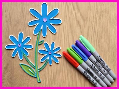 Mothersday Flower Gift Decor Diy Coloring Craft