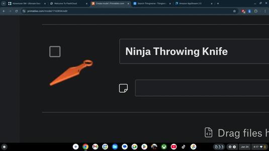 Ninja Throwing Knife   