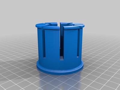 Olympic bumper plate to standard barbell adapter