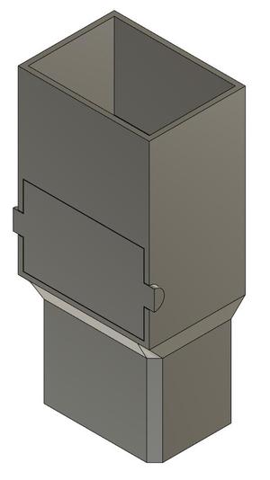 Gutter Downspout Filter Attachment