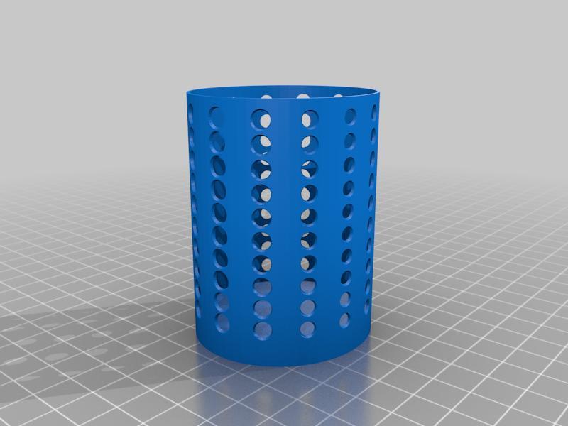 holey pencil holder