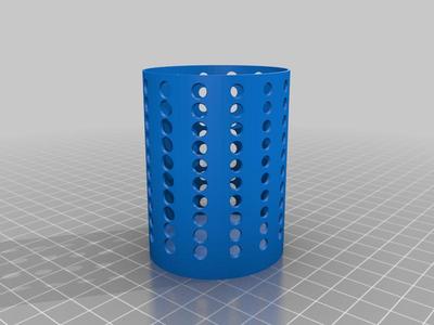 holey pencil holder