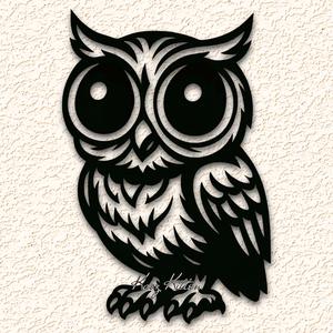 baby owl bird wall art home decor