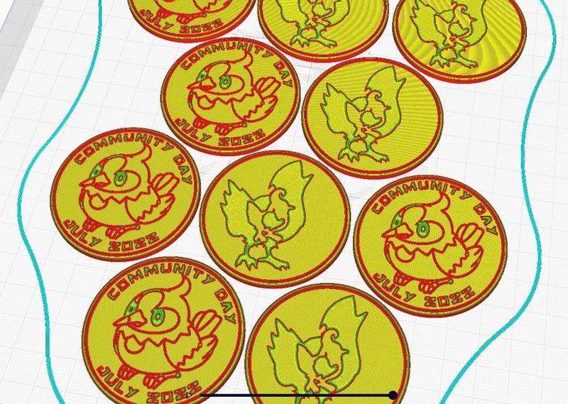 Pokemon Go Community Day #56 coin - Starly