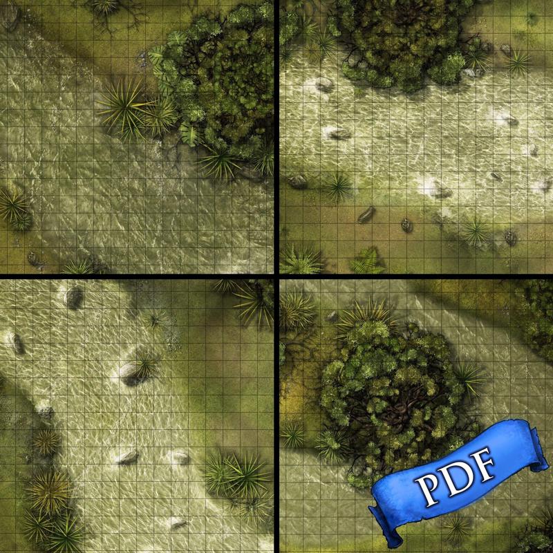 Jungle River Map Pack (Greensea Region)