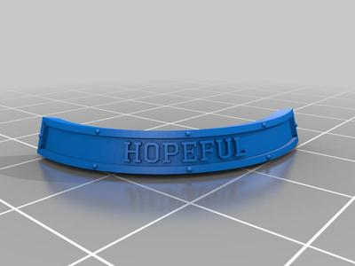 Bloodbowl Nameplate Hopeful