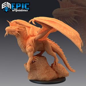 Young Silver Dragon / Legendary Drake / Winged Mountain Encounter / Magical Beast