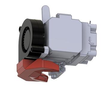 Bondtech LGX FF Fan Duct for Prusa