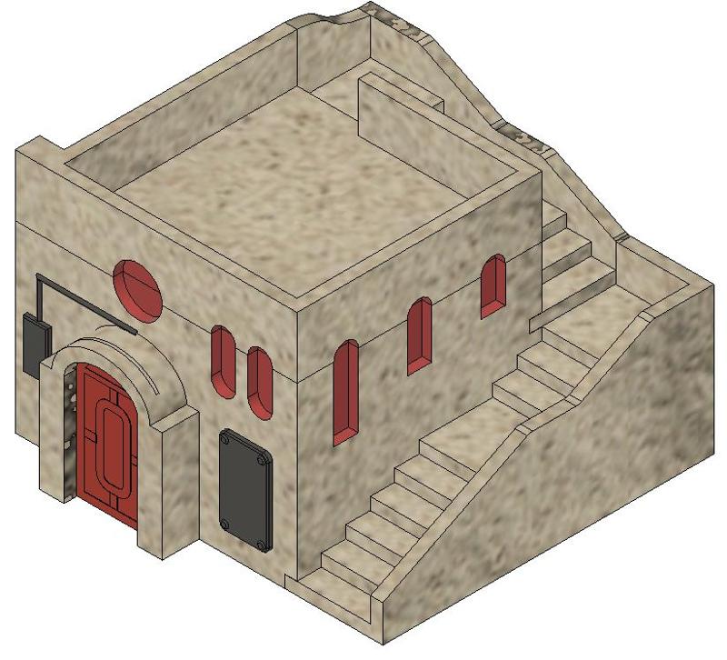 Desert Themed Compact House