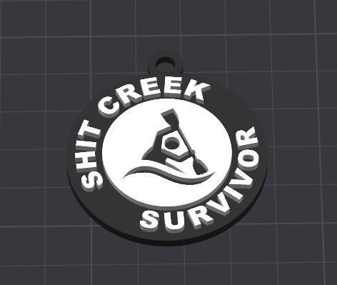 sh-t creek fun keychain / charm(free commercial)