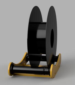 Spool holder, quick and simple with 16x5 bearings