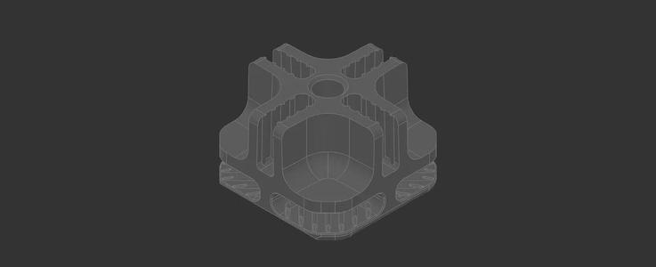 Wire Grid Shelving Node   