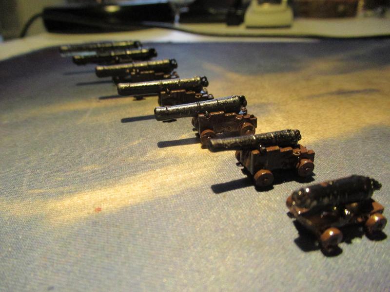 Guns, Carronades and Carriages for late 18th/early 19th Century Sailing Ships (English)