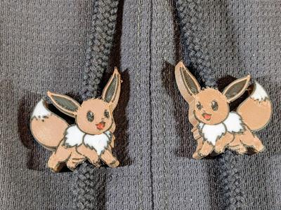 Eevee Hoodie Drawstring Bead