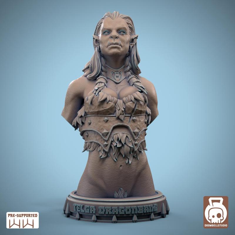 Telga Dragonbane Bust